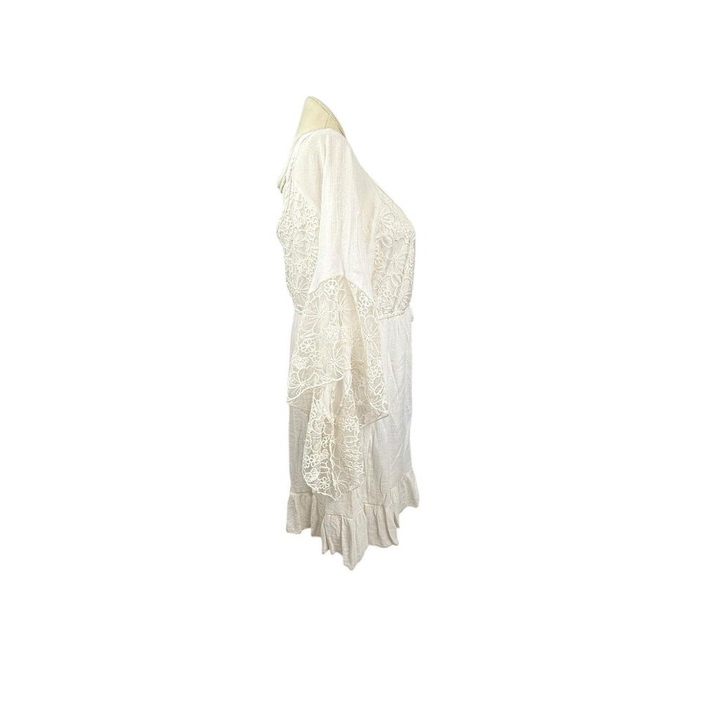 Women's Plus Size 2x Kings Road Ivory Dress Boho Fairy Festival View 3